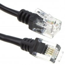 High Speed Broadband Modem Cable RJ11 to RJ11 BLACK 007938 3m ADSL 2
